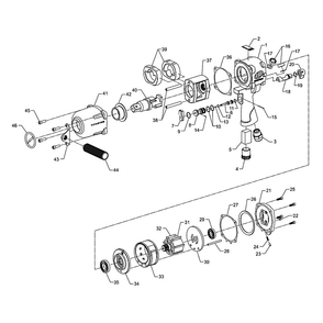 Part Location Diagram of 2940P-311 Ingersoll Rand Silencer